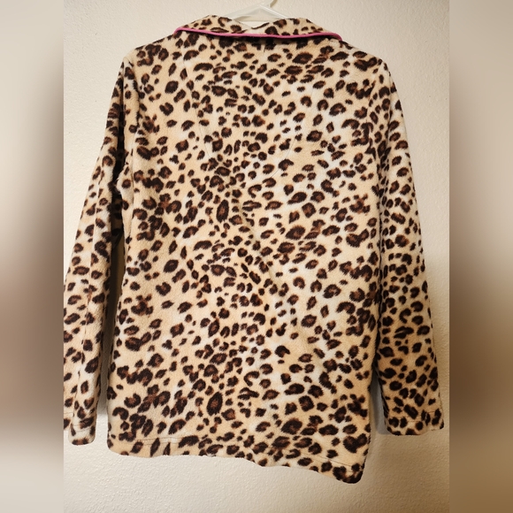Animal Print Sleepwear, Women's Large 2pc Fleece Animal Print Pajamas - Picture 2 of 10